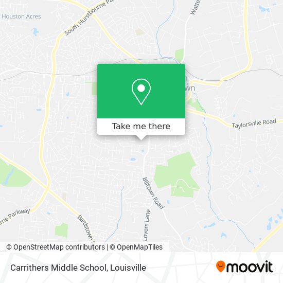 Carrithers Middle School map