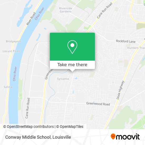 Mapa de Conway Middle School