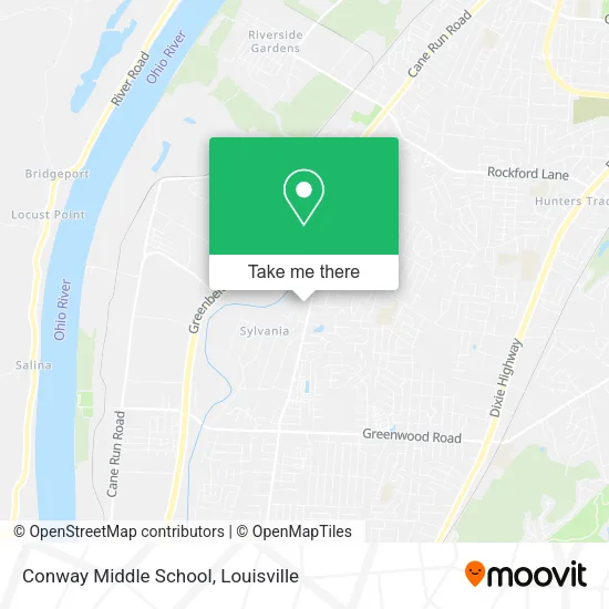 Conway Middle School map