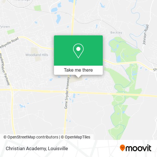 Christian Academy map