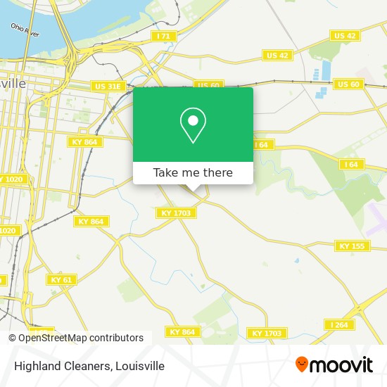 Highland Cleaners map