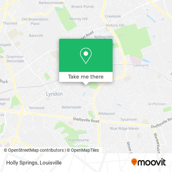 Mapa de Holly Springs
