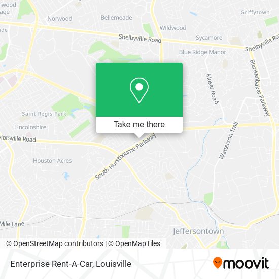 Mapa de Enterprise Rent-A-Car