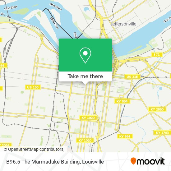 Mapa de B96.5 The Marmaduke Building