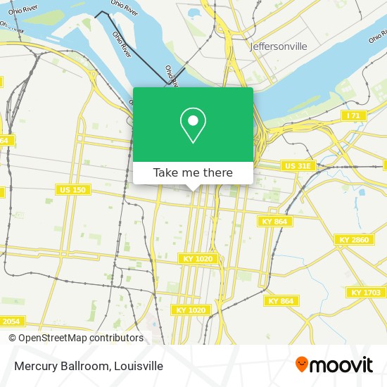 Mercury Ballroom map