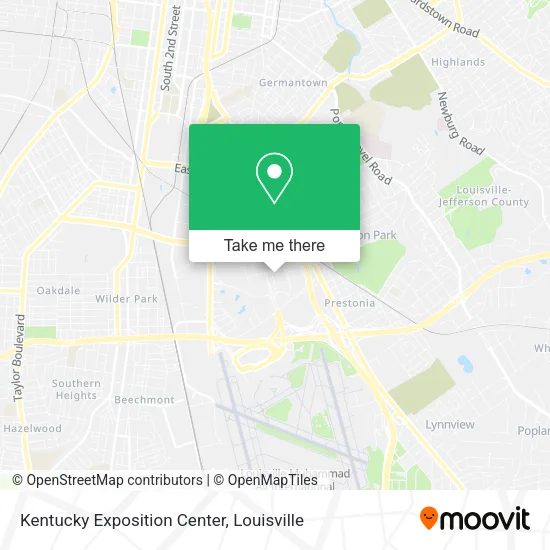 Kentucky Exposition Center map