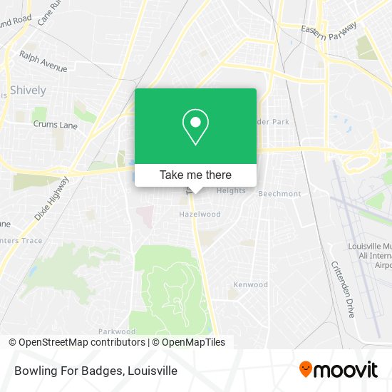 Bowling For Badges map