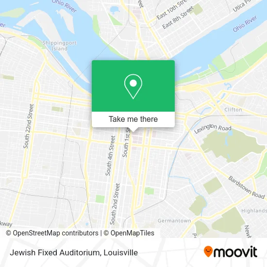 Jewish Fixed Auditorium map