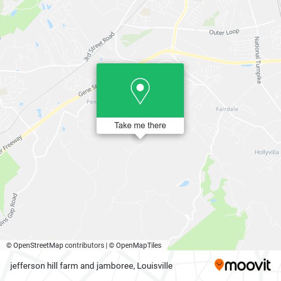 Mapa de jefferson hill farm and jamboree