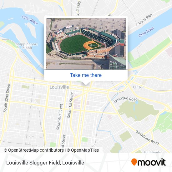 Louisville Slugger Field map