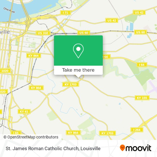 St. James Roman Catholic Church map