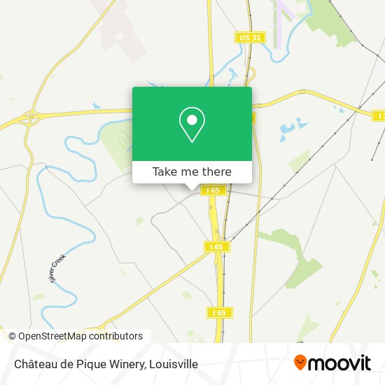 Château de Pique Winery map