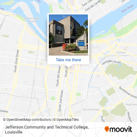 Mapa de Jefferson Community and Technical College