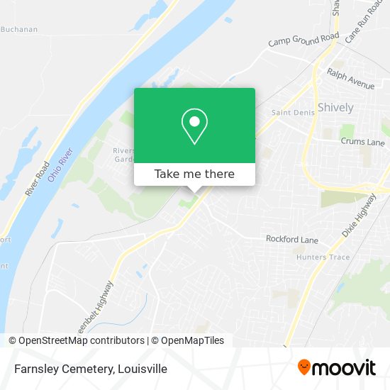 Farnsley Cemetery map