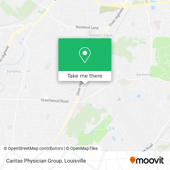 Caritas Physician Group map