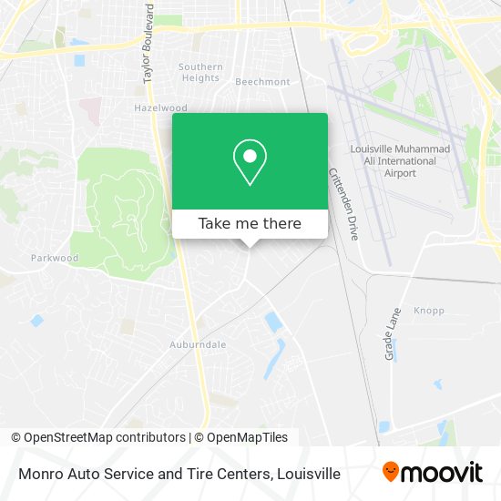 Mapa de Monro Auto Service and Tire Centers