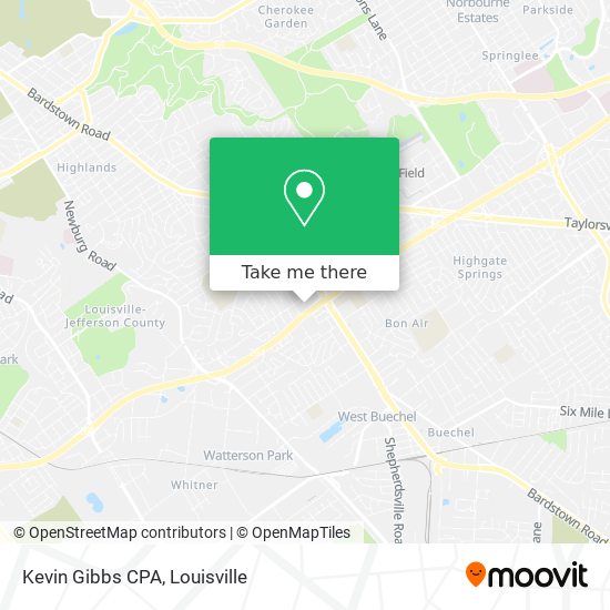 Kevin Gibbs CPA map