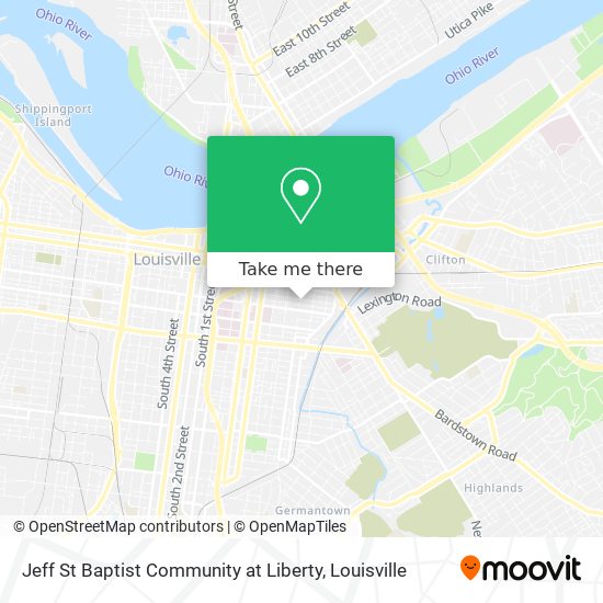 Jeff St Baptist Community at Liberty map