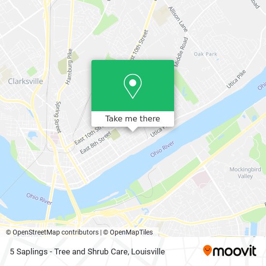 5 Saplings - Tree and Shrub Care map