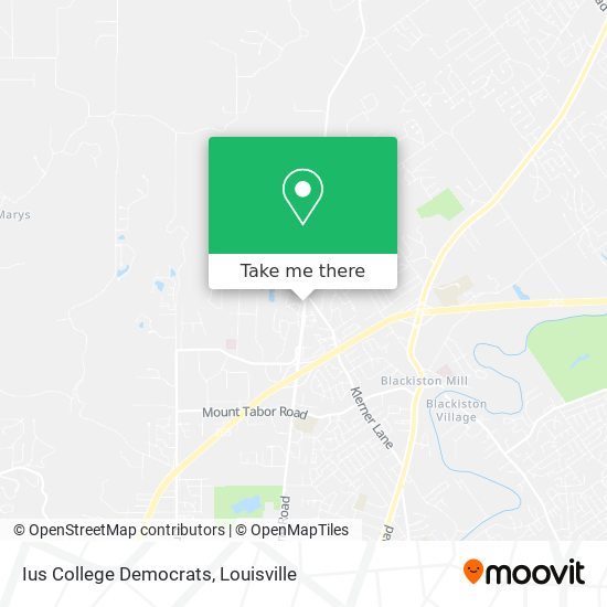 Ius College Democrats map