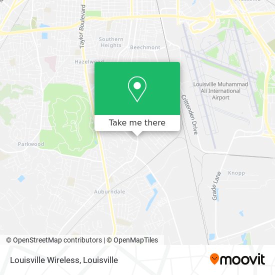 Mapa de Louisville Wireless