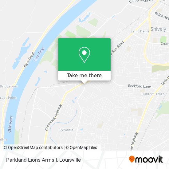 Parkland Lions Arms I map