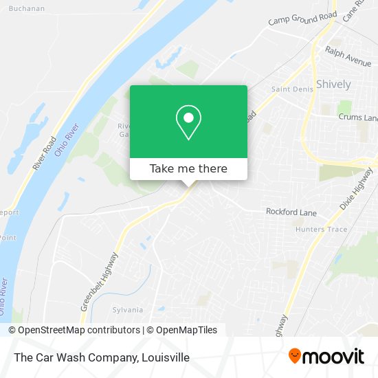 The Car Wash Company map