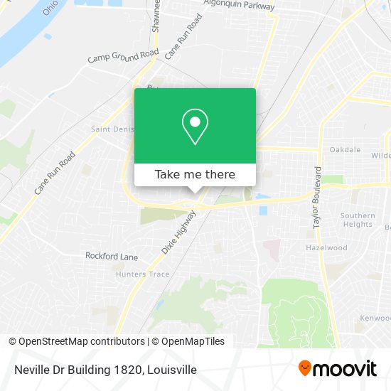 Mapa de Neville Dr Building 1820