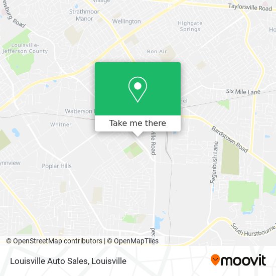 Mapa de Louisville Auto Sales