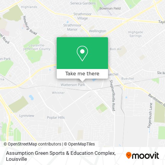 Assumption Green Sports & Education Complex map