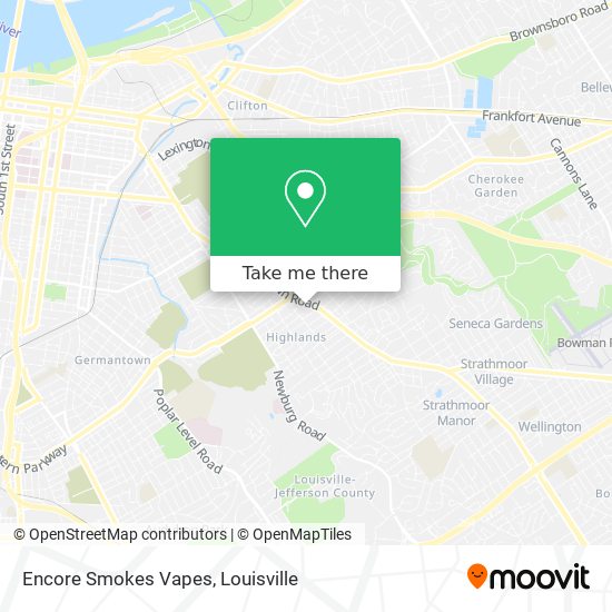 Mapa de Encore Smokes Vapes