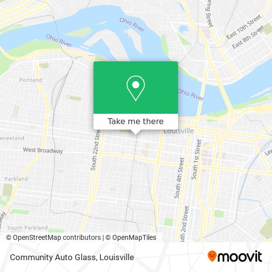 Community Auto Glass map