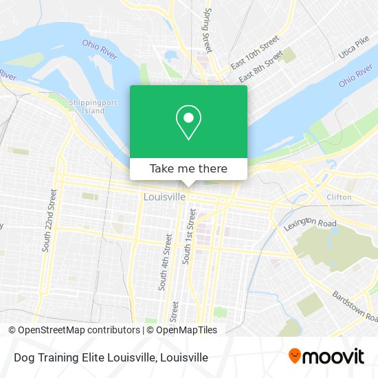 Mapa de Dog Training Elite Louisville