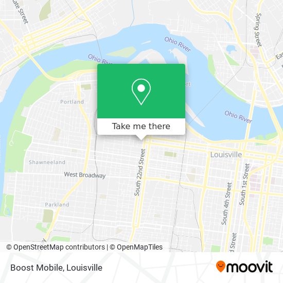 Mapa de Boost Mobile