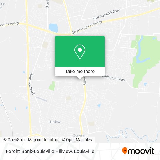 Mapa de Forcht Bank-Louisville Hillview