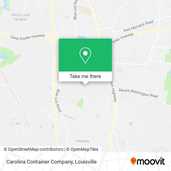 Carolina Container Company map