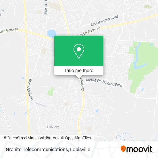 Granite Telecommunications map