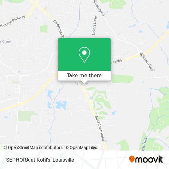 Mapa de SEPHORA at Kohl's