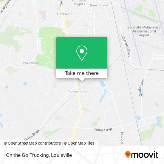 On the Go Trucking map