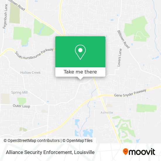 Alliance Security Enforcement map