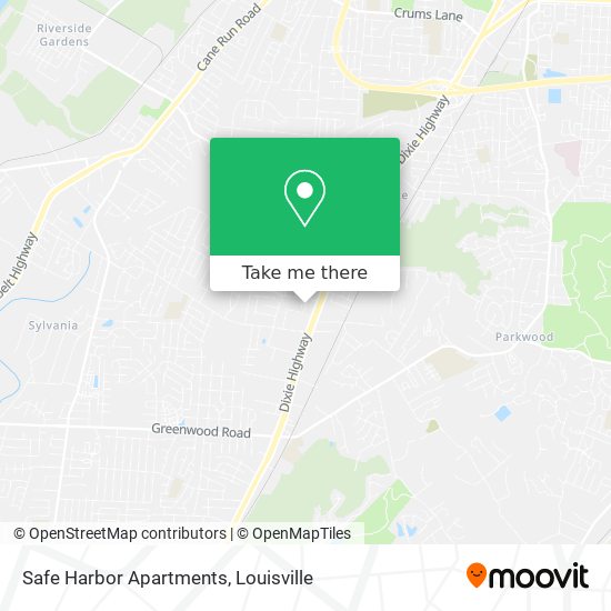 Safe Harbor Apartments map