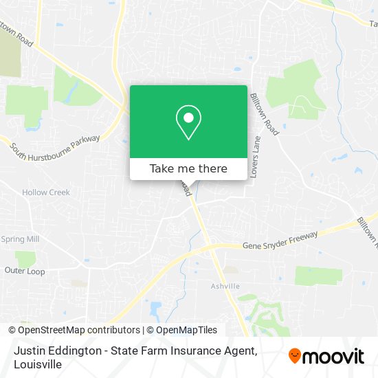 Justin Eddington - State Farm Insurance Agent map