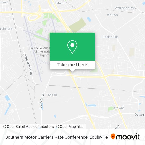 Mapa de Southern Motor Carriers Rate Conference