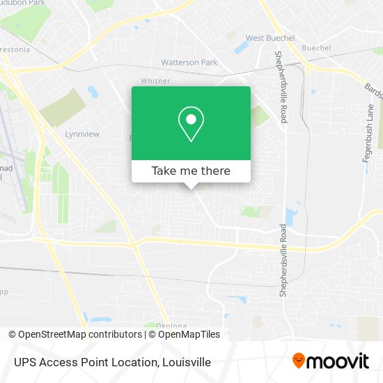 Mapa de UPS Access Point Location