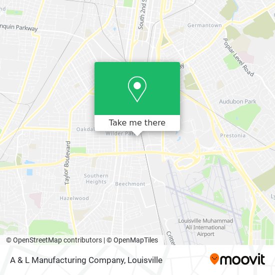 A & L Manufacturing Company map