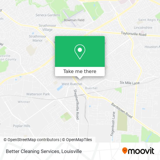 Mapa de Better Cleaning Services