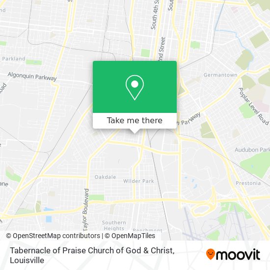 Tabernacle of Praise Church of God & Christ map