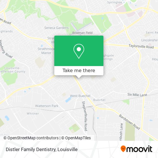 Mapa de Distler Family Dentistry