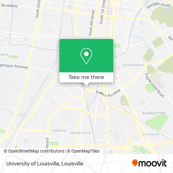 Mapa de University of Louisville