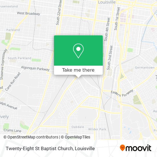 Mapa de Twenty-Eight St Baptist Church